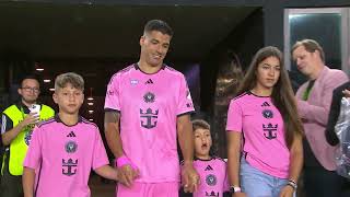 Luis Suárez Officially Introduced to Inter Miami in Season Opener [upl. by Vadim]