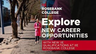 New IIE Distance Qualifications Available At IIE Rosebank College [upl. by Bili]