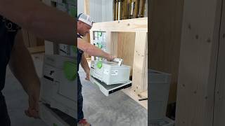 Getting the tool bench organized with the ​⁠festoolcanada SYSAZ pull out drawers woodworking [upl. by Etnaled819]