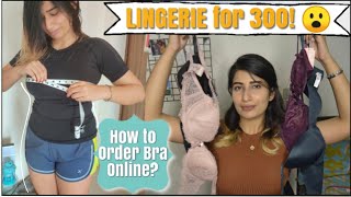 4 BRAS UNDER 1250 😮✨ how to order lingerie ONLINE  ft Shyaway Haul [upl. by Aloek]