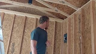 Installing Electrical Wiring in Wifes SheShed [upl. by Aynatan]