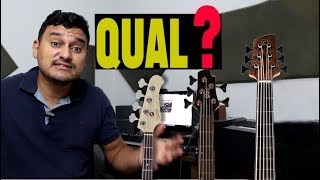 Qual BAIXO Ideal para Você 4 5 ou 6 CORDAS Veja o Melhor [upl. by Deborah]