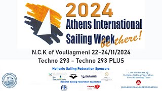 33rd Athens International Sailing Week 2024  Techno293 [upl. by Agosto]