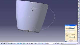 Catia V5  Multi Selection Solid and Sweep [upl. by Erolyat]