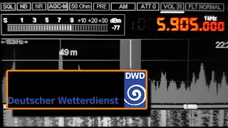 Deutscher Wetterdienst  5905 kHz [upl. by Adleremse]