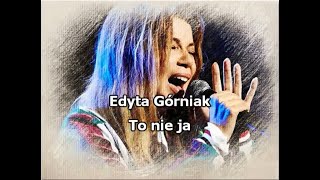 Edyta Górniak  To nie ja byłam Ewą  karaoke  polskie [upl. by Thanos506]