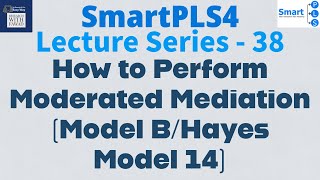 SmartPLS4 Series 38  Moderated Mediation Model B [upl. by Ecnadnak550]