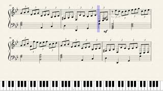 HandelHalvorsen Passacaglia in G Minor Piano Tutorial  Sheets [upl. by Tereb]