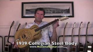 Learn about a 1939 National Supro Collegian Guitar Demo [upl. by Valentin]