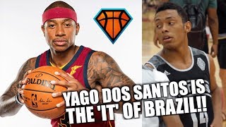 59 Yago Dos Santos is the ISAIAH THOMAS of Brazil  Adidas Nations Highlights [upl. by Aidualk]