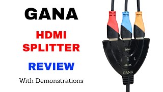 How To Use the GANA 4K HDMI Splitter With a Bonus Demo using Elgato HD60 S With OBS Streamlabs [upl. by Eziechiele449]