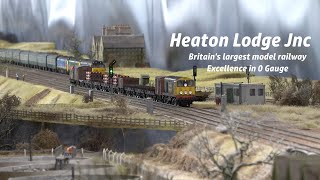 Heaton Lodge Junction  0 gauge Model Railway  Wakefield 12th December 2021 [upl. by Schlessinger]