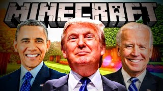 US Presidents Play Minecraft [upl. by Namwen467]