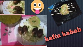 Kafta kabab recipe try kareye aur enjoy kigeye [upl. by Eisenhart567]