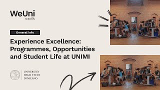 Experience Excellence Programmes Opportunities and Student Life at UNIMI [upl. by Kary]