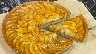 RECETTE DÉTAILLÉE DE LA TARTE AUX POMMES 🍏 100 maison 🍎 Deli Cuisine [upl. by Etnovaj]