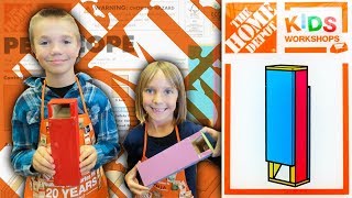 Home Depot Kids Workshop Build  Periscope Family Vlog 332018 [upl. by Baugh]