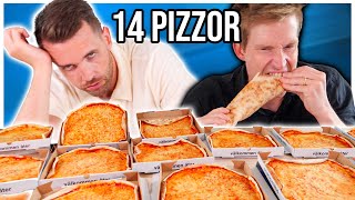 KLARAR VI ÄTA 14 PIZZOR 14000 kalorier [upl. by Ymrej]