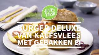 Burger deluxe met aardappelpartjes [upl. by Haneekas675]