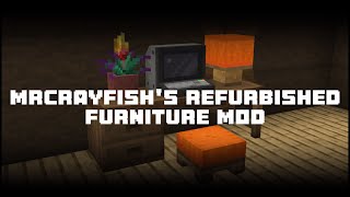 MrCrayfishs Refurbished Furniture Mod BETA minecraft mod [upl. by Gillie]