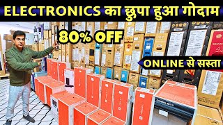 Cheapest electronic items amp home appliances from electronics warehouse in delhi led tv wm fridge Ac [upl. by Araed]