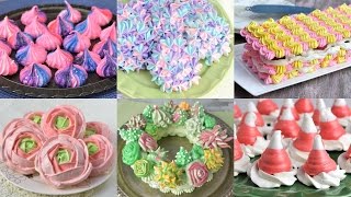 MOST SATISFYING MERINGUE CAKES AND COOKIES HANIELAS [upl. by Yelena]