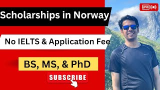 Study in Norway  Scholarship in Norway  life in Norway  No IELTS amp Application Fee [upl. by Lehar]