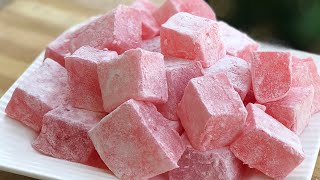 Authentic Turkish delight recipe  lokum recipe [upl. by Croft889]