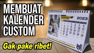 CARA MUDAH MEMBUAT KALENDER CUSTOM [upl. by Gide]