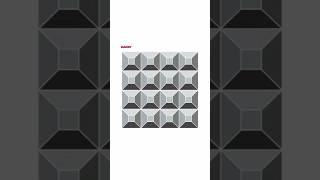 monochrome seamless geometric cube pattern  geometrical chart shorts shortvideos art [upl. by Turrell]