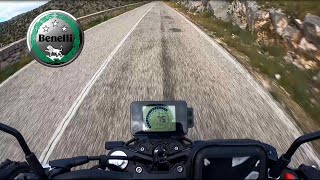 BENELLI LEONCINO 250  POV Ride to Borgo Celano [upl. by Nnadroj]