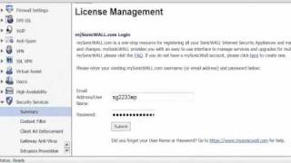 How to Activate a SonicWALL License Code [upl. by Peltier751]