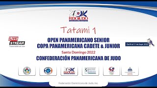 Tatami 1  Dia 3  Open Panamericano Senior  Copa Panamericana Cadete amp Junior Santo Domingo 2022 [upl. by Yesnil]