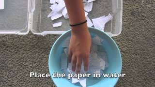 HOW TO MAKE WATERPROOF PAPER [upl. by Tanitansy]