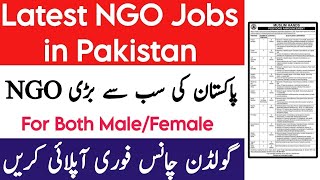 latest NGO Jobs 2024 in Pakistan  muslim hand latest jobs 2024 [upl. by Akeimahs599]