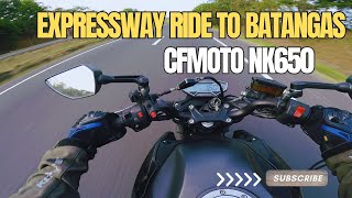 Expressway ride to Batangas and back  From NK 650 to GSX 150 [upl. by Adele]