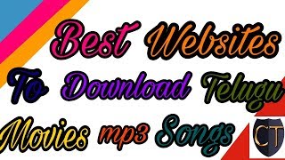 Best Websites To Download Telugu Movie mp3 Songs [upl. by Birecree]