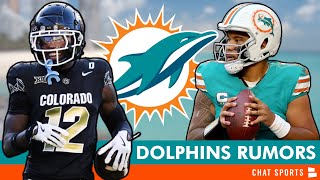 Miami Dolphins Rumors Tank For Travis Hunter Trade Tua Tagovailoa Dolphins QampA [upl. by Laekcim690]