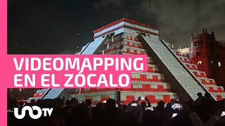 Disfruta en CDMX de videomapping se proyecta sobre la réplica de la pirámide de Kukulkán [upl. by Macintosh]