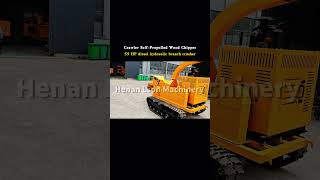 LSON tracked wood chipper selfpropelled tree crusher woodchipper woodcrusher chippershredder [upl. by Joon771]