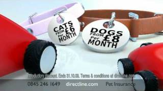 Direct Line Pet insurance  New TV advert featuring the voices of Stephen Fry and Paul Merton [upl. by Ailed]