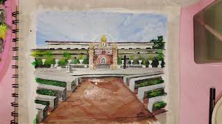 PAINTING THE FORT PILAR SHRINE TIME LAPSE [upl. by Short]