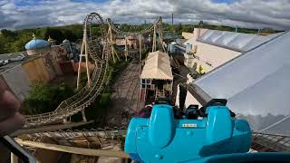 Walibi Belgium Cobra Back Row Onride POV April 2024 [upl. by Isdnyl]