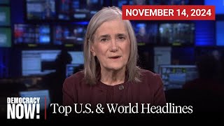 Top US amp World Headlines — November 14 2024 [upl. by Ydnab]