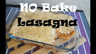 NO bake lasagna  cheese Bechamel recipe  Lasagna recipe [upl. by Nyliac61]