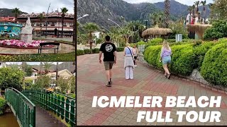 FULL TOUR OF EXCITING ICMELER MARMARIS TURKEY [upl. by Ximenez]