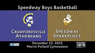 Speedway Boys Basketball vs Crawfordsville [upl. by Ellehcar718]