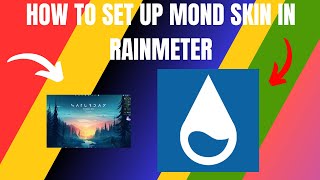 How to Set Up Mond Skin in Rainmeter 2024 [upl. by Middlesworth925]