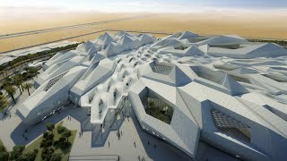 King Abdullah Petroleum Studies and Research Center by Zaha Hadid in Riyadh Saudi Arabia  2016 [upl. by Eiznyl23]