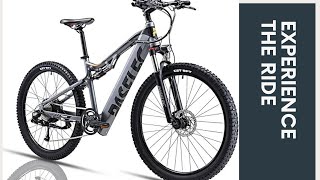 PASELEC GS9 275quot Full Suspension Ebike Review  28MPH Electric Mountain Bike with 750W Motor [upl. by Annerb811]